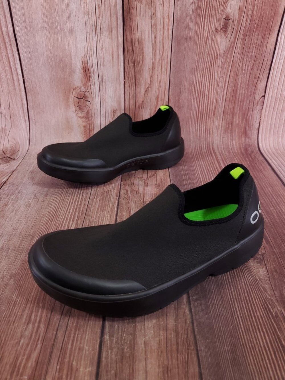 Oofos Oomg Eezee Womens Size 10 Recovery Slip On Shoes Black